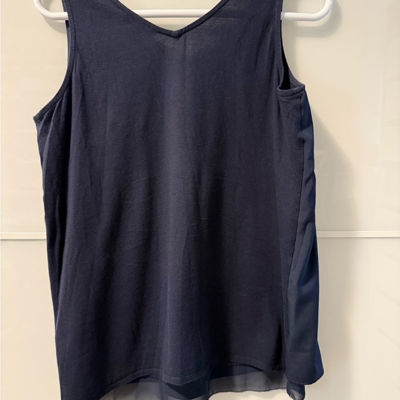 Tommy Hilfiger Navy V-Neck Tank Top - Picture 5 of 6